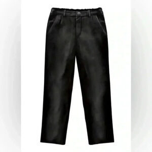 Lazy Francis Black Velvet Pants